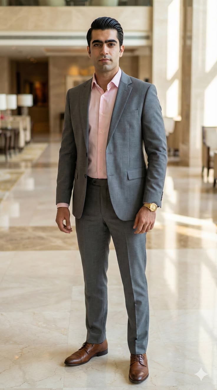 Slate Grey Professional Business Suit